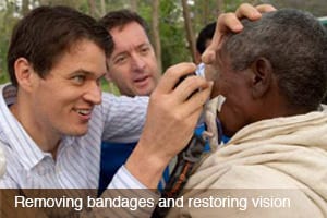 Medical Eye Center provider working in Ethiopia