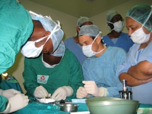 Medical Eye Center doctors volunteering in Kenya